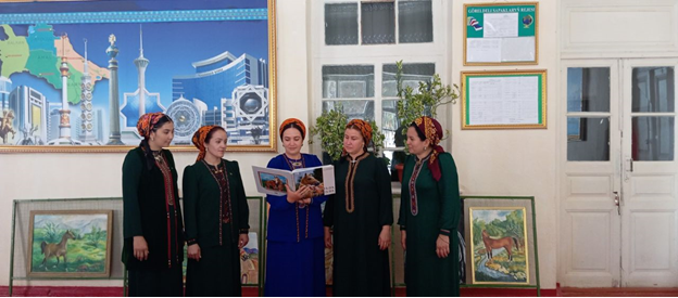 Saýat etrabynyň Çagalar ýetginjekler we döredijilik öýüniň kitaphanasynda “Ýaşlar Watanyň geljegi” ady bilen çeper okaýyş duşuşygy geçirildi.