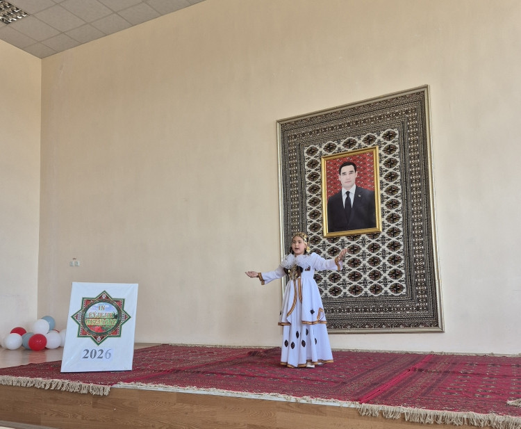 “Iň eýjejik gyzjagaz-2026” atly şadyýan bäsleşiginiň Köýtendag etrap tapgyry geçirildi.