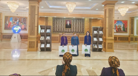 Lebap welaýatynda kitaphana işgärleriniň arasynda bäsleşik geçirildi