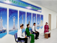 "Halkara hyzmatdaşlygynda türkmen ýaşlarynyň orny" atly tegelek stoluň başynda söhbetdeşlik geçirildi